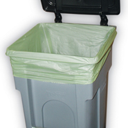 BioTuff Environemtnal Trash Bags - Green Garbage Bags