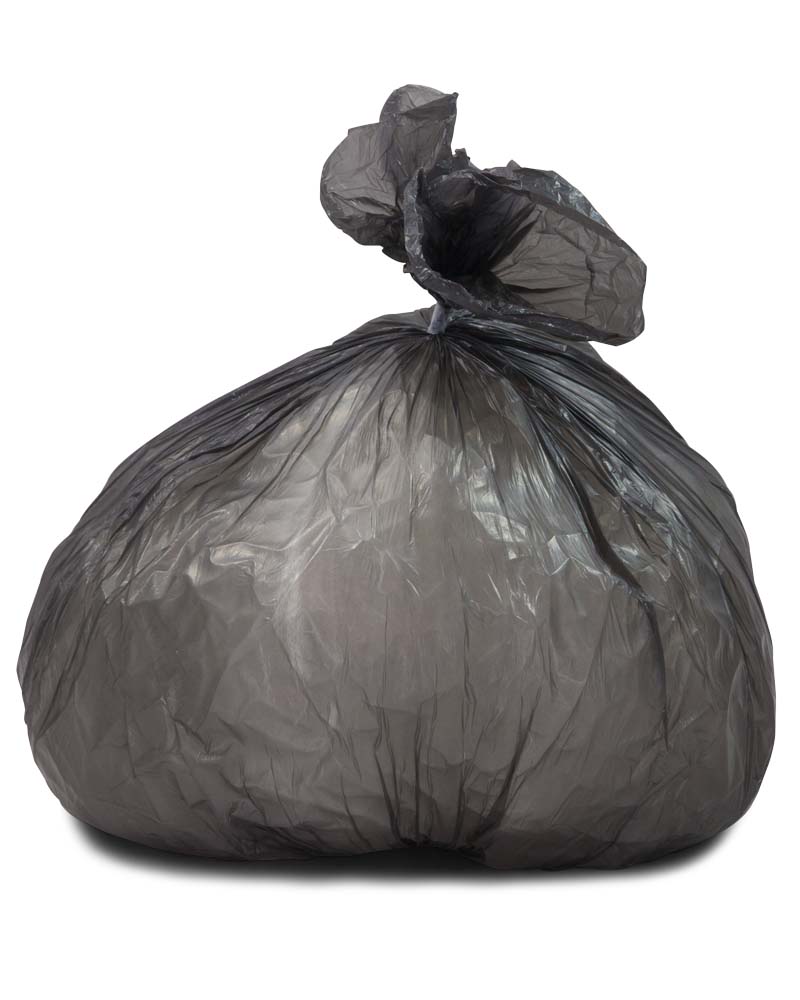 Black Trash Bags - LLDPE Black Can Liners 15% Coupon: TB716