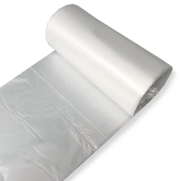 12-16 Gallon High Density Can Liners - 8 Micron 12-16 Gallon Natural High Density Garbage Can Liners 24 x 33