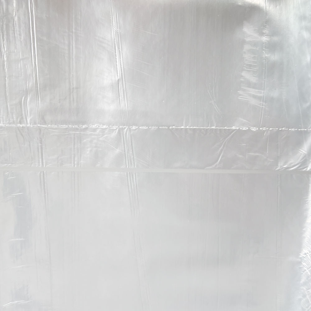 Perforation of 12-16 Gallon Clear Regular Duty Garbage Bags 24 x 32