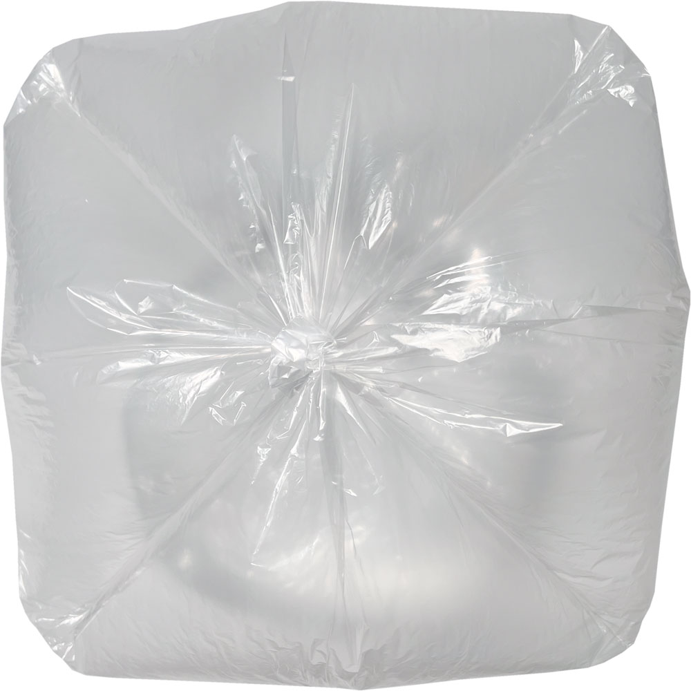 Star Sealed Bottom of 12-16 Gallon Clear Regular Duty Garbage Bags 24 x 32