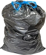 20-30 Gallon Black Drawstring Garbage Bags 30 x 43