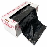 20-30 Gallon Drawstring Trash Bags - 1.2 Mil - 50 per case Pulled out of Dispenser Case