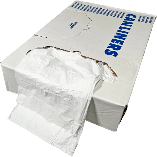 20-30 Gallon Heavy Duty Trash Bags - 0.9 Mil - 200/case 20-30 Gallon White Heavy Duty Garbage Bags 30 x 36 Side Dispensing