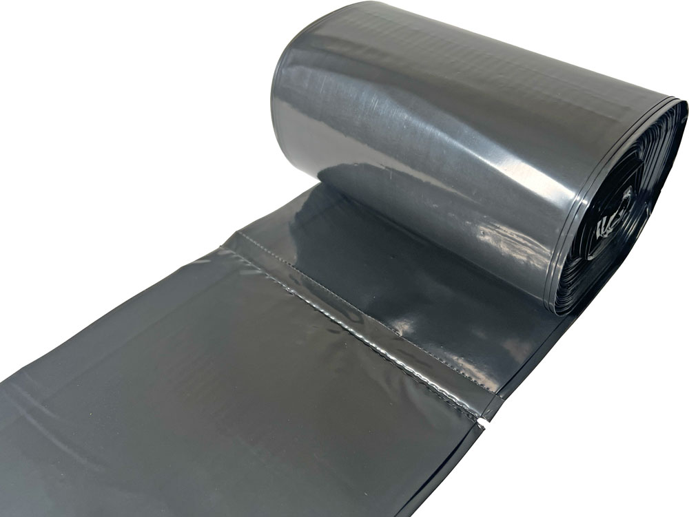 Unrolling of Black 32 x 45 3 Mil 42 Gallon Contractor Bags