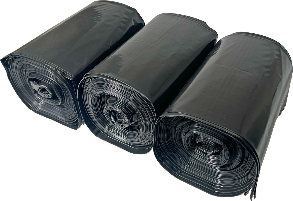 Rolls of Black 32 x 45 3 Mil 42 Gallon Contractor Bags