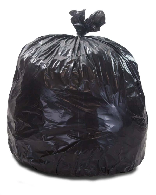 33 Gallon Clear Regular Duty Trash Bags - 0.65 Mil