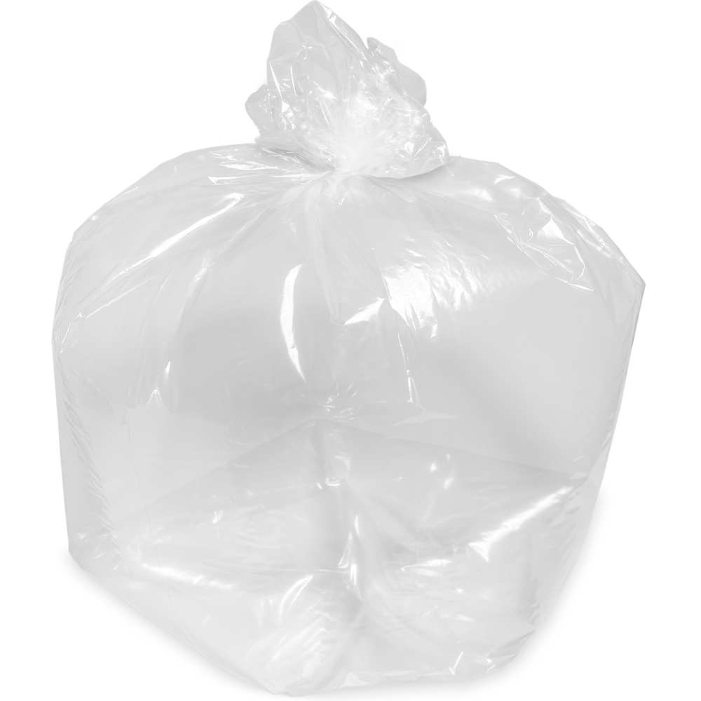 33 Gallon Clear Heavy Duty Garbage Bag 33 x 39
