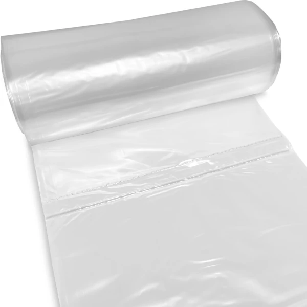 33 Gallon Heavy Duty Trash Bags - 1.1 Mil - 250/case Roll Roll of 33 Gallon Clear Heavy Duty Garbage Bags 33 x 39