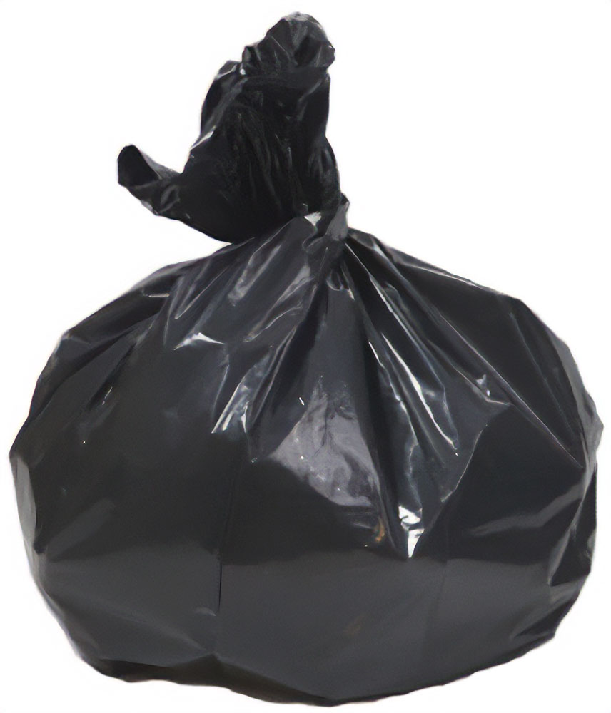 33 Gallon Black Repro Garbage Bags 33 x 39
