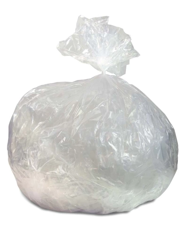40-45 Gallon Clear Heavy Duty Trash Bags - 1.1 Mil