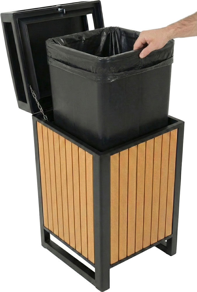 40-45 Gallon 36 x 58 1.3 Mil  Second Chance Trash Liners