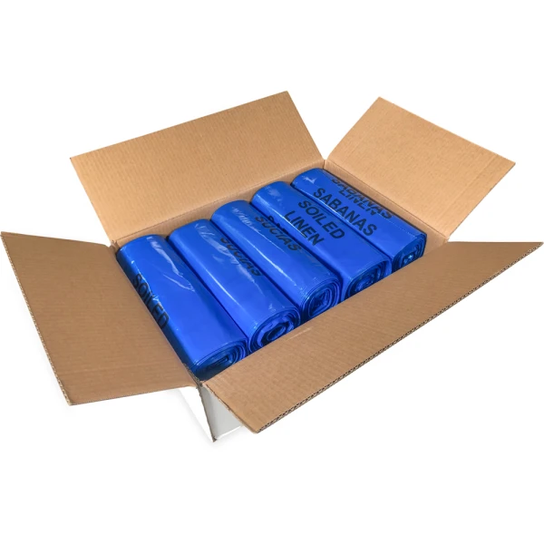 44 Gallon Soiled Linens Trash Bags - 1.3 Mil - 150/case Case Case of 44 Gallon Soiled Linens Trash Bags - 1.3 Mil - 150/case