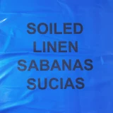 Close up of 44 Gallon Soiled Linens Trash Bags - 1.3 Mil - 150/case Print
