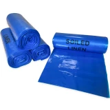 Rolls of 44 Gallon Soiled Linens Trash Bags - 1.3 Mil - 150/case
