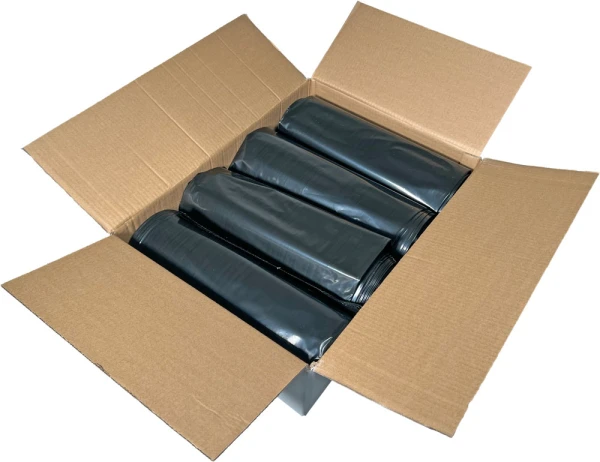 Case of Black 50 x 48 3 Mil 42 Gallon Contractor Bags