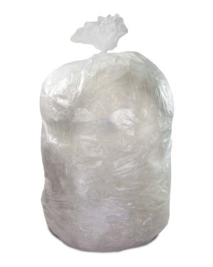 55 Gallon Clear 36 x 58 Regular Duty Trash Bags
