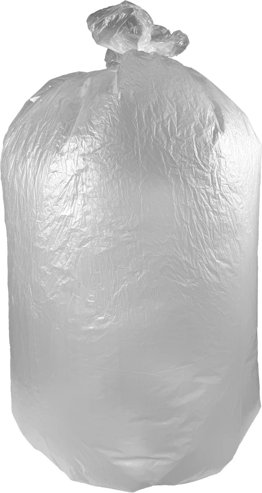 55 Gallon High Density Can Liners - 17 Micron - 200/case 55 Gallon Natural High Density Garbage Can Liners 36" x 60"