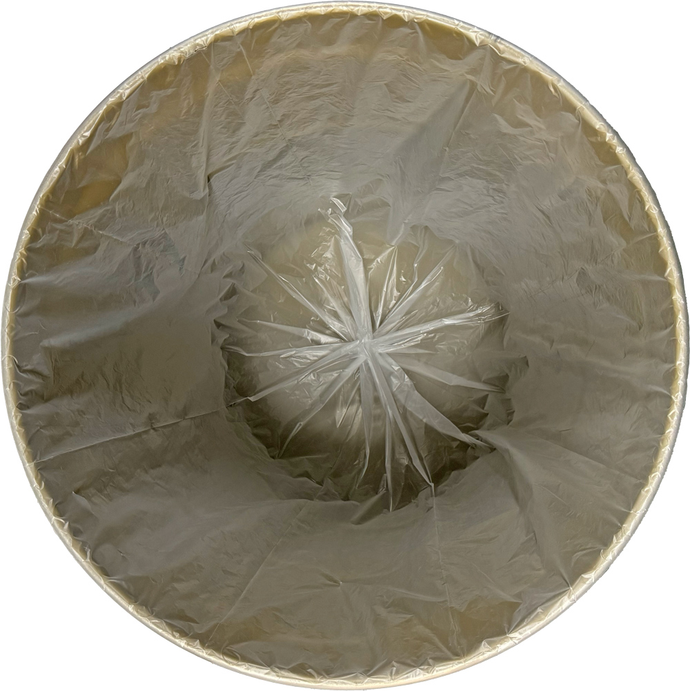 55 Gallon Natural High Density Garbage Can Liners 36