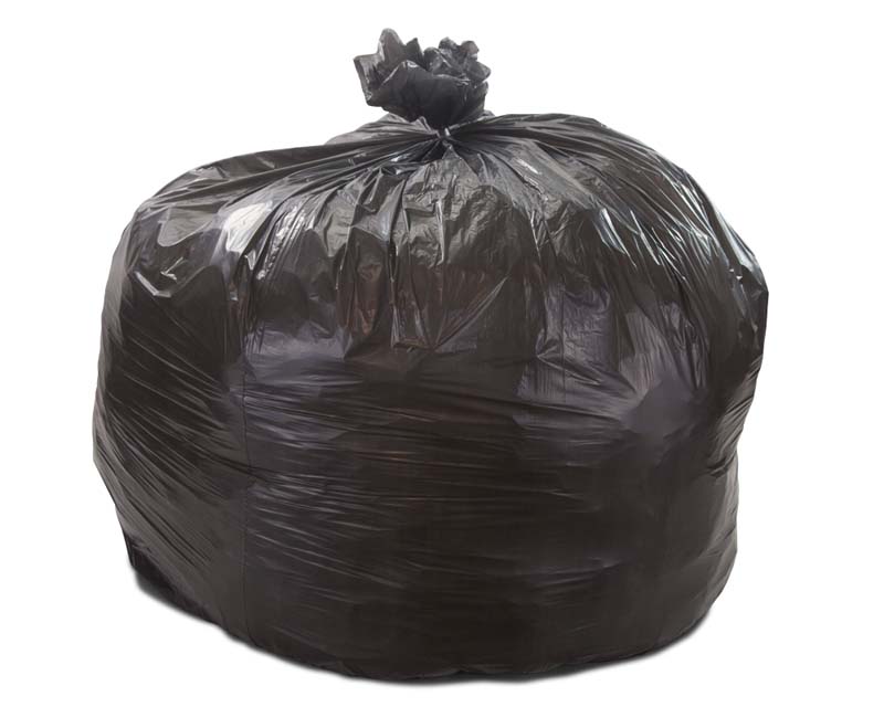 56 Gallon Black 43 x 47 Regular Duty Trash Bags