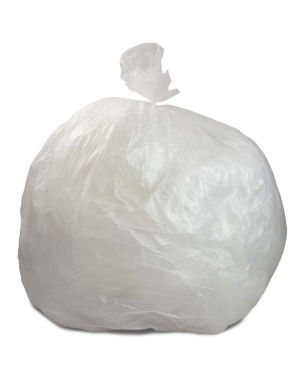 56 Gallon Clear 43 x 47 Regular Duty Trash Bags