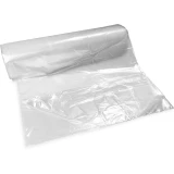 Roll of 56 Gallon Regular Duty Trash Bags - 0.7 Mil - 100 per case Partially Unrolled