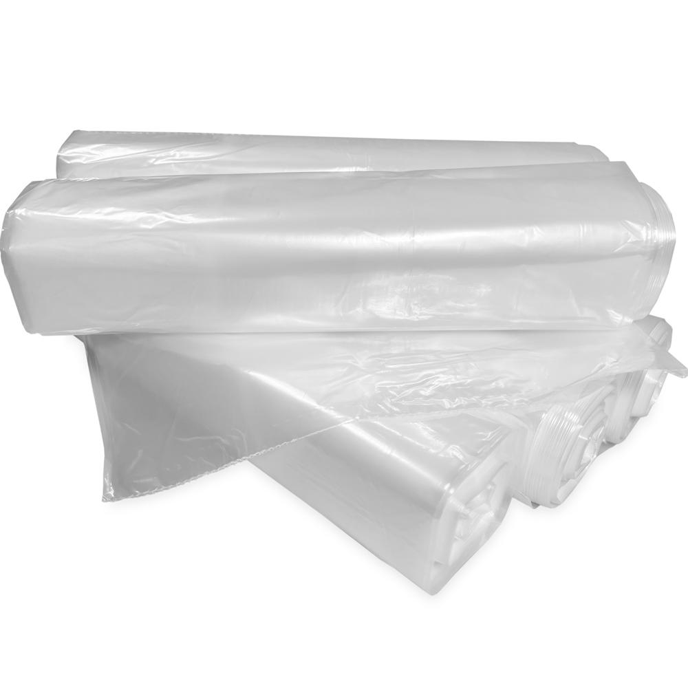 Rolls of 56 Gallon Regular Duty Trash Bags - 0.7 Mil - 100 per case