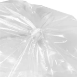 Close up of 56 Gallon Regular Duty Trash Bags - 0.7 Mil - 100 per case Bottom Star Seal