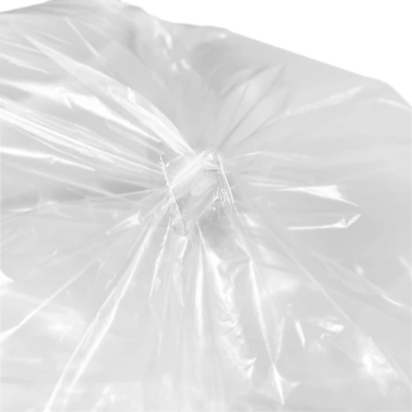 56 Gallon Regular Duty Trash Bags - 0.7 Mil - 100 per case Star Seal Close up of 56 Gallon Regular Duty Trash Bags - 0.7 Mil - 100 per case Bottom Star Seal