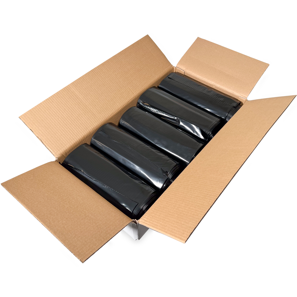 Case of 56 Gallon Repro Trash Bags - 2 Mil - 100/case