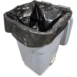 56 Gallon Repro Trash Bags - 2 Mil - 100/case in Trashcan