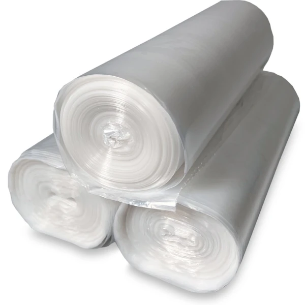 56 Gallon Heavy Duty Trash Bags 1.1 Mil - 100 Bags per case 56 Gallon Clear Heavy Duty Garbage Bags 43 x 47