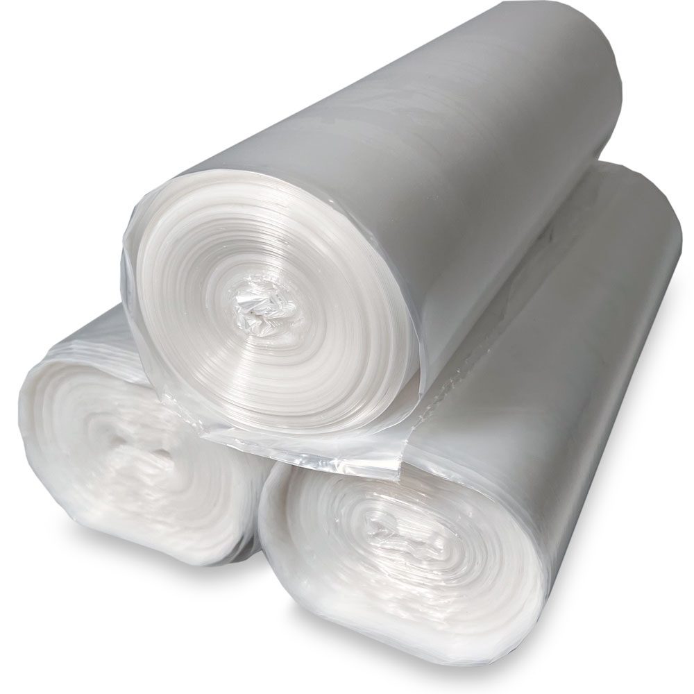 56 Gallon Clear Heavy Duty Garbage Bags 43 x 47