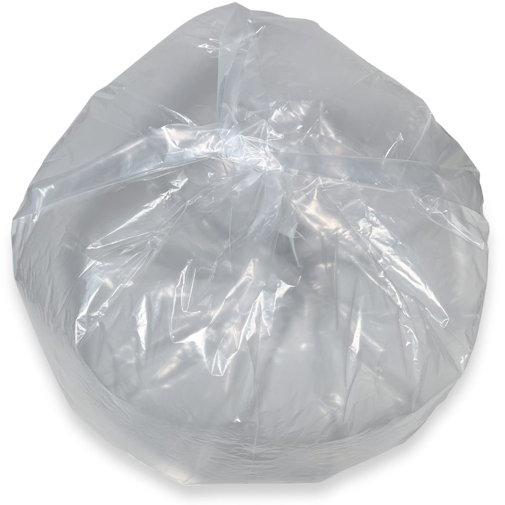 Star Sealed Bottom of 56 Gallon Clear Heavy Duty Garbage Bags 43 x 47