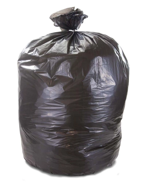 60 Gallon Black Repro Trash Bags | Trash Bags | 55-64 Gallon Trash Bags