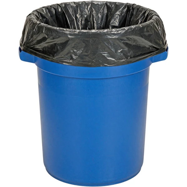 60 Gallon Coreless Post Consumer Recycled Trash Liners - 38 x 58 2 Mil 38 x 58 2 Mil Second Chance Trash Liners