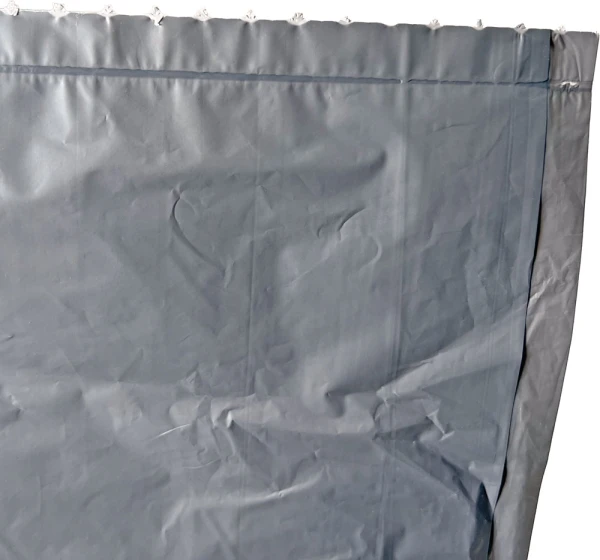 60 Gallon Heavy Duty Trash Bags - 1.1 Mil - 100/roll Perforation Perforation of 60 Gallon Gray Heavy Duty Garbage Bags 38 x 58