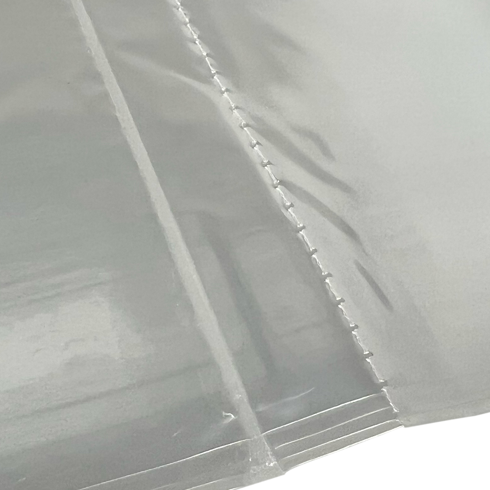 60 Gallon Clear Heavy Duty Garbage Bags 38 x 58 Perforation and Bottom Seal