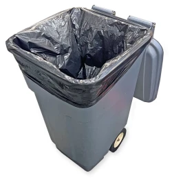 60 Gallon Repro Trash Bags - 1.5 Mil - 100/case