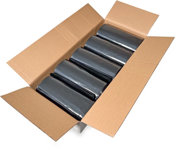 60 Gallon Repro Trash Bags - 2 Mil - 100/case Case of 60 Gallon Black Repro Garbage Bags 38 x 58