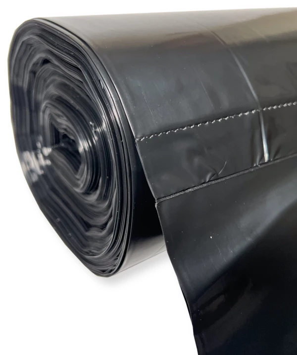 60 Gallon Repro Trash Bags - 2 Mil - 100/case Perforation 60 Gallon Black Repro Garbage Bags 38 x 58 Perforation