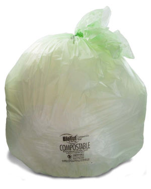 64 Gallon Biodegradable 47 x 60 Eco Friendly Trash Bags