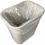 7-10 Gallon Can Liner, 24 x 24, 8 Mic, High Density, Natural (1000/Case)