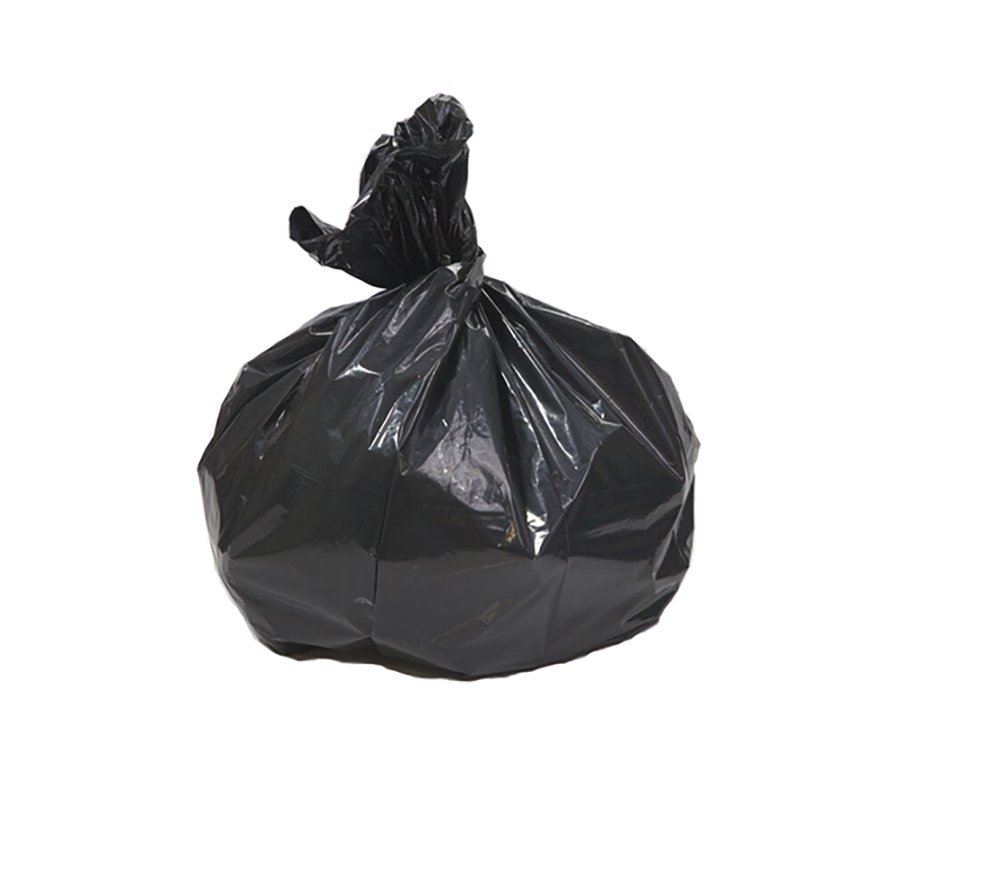 33 Gallon Black Repro Trash Bags 2 Mil