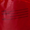 Name Address and Date Write on Area for 20-30 Gallon Biohazard Trash Bag