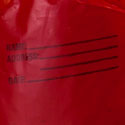 Name Address and Date Write on Area for 20-30 Gallon Biohazard Trash Bag