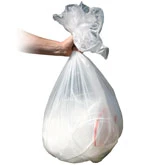 Regular Duty Clear Trash Bags - Can Liners