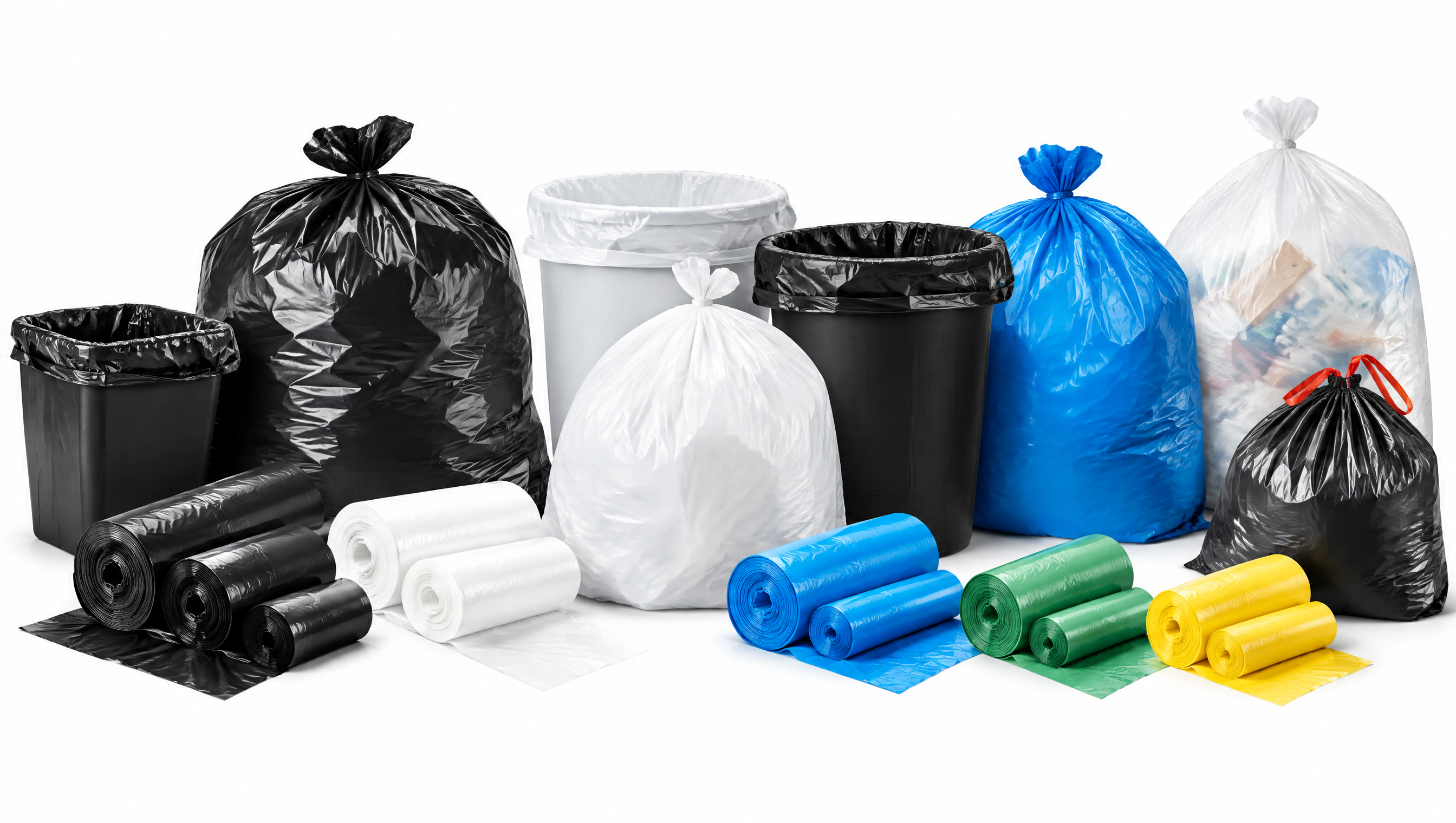 Wholesale Trash Bags Can Liners Assortment by Interplas.com