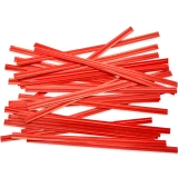 Group of 4 Inch Red Paper Twist Ties - 1000/Pack Scattered Out