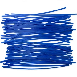 8" Blue Plastic Twist Ties